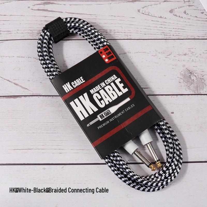 Gitarren-Rauschunterdrückungs-Nylon-Geflecht-Effektpedal-Verbindungskabel für E-Gitarren und Akustikgitarren