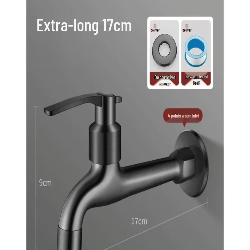 TLXT Wall-Mounted Mop Sink Faucet