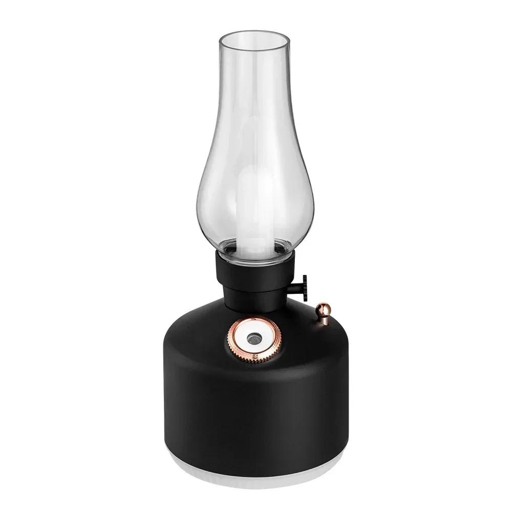 Xiaomi New Candlelight Retro Lamp Air Humidifier Wireless Aroma Diffuser Rechargeable Essential Oil 7 Color Lights Cool Mist for Home