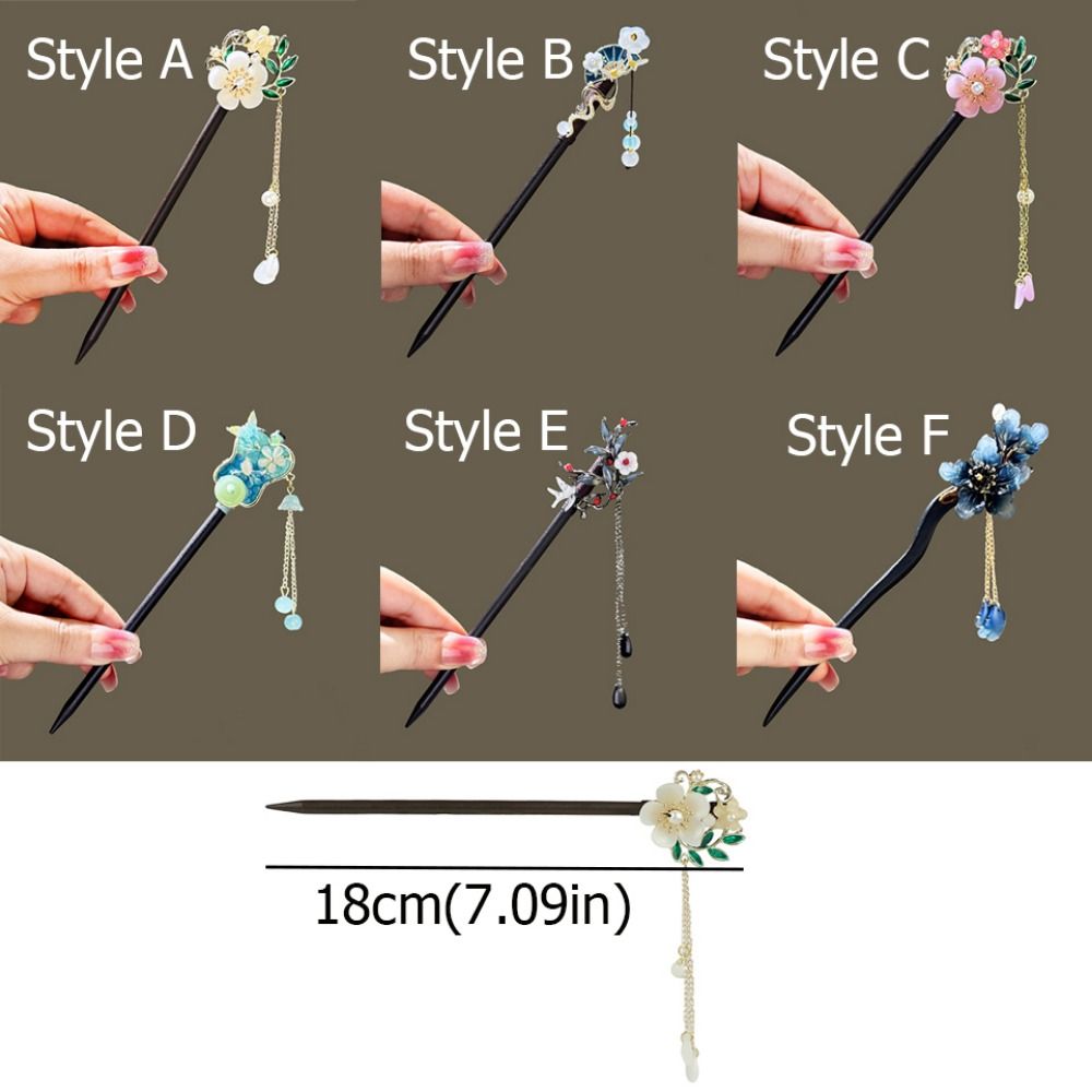 Handmade Hanfu Hair Bun Vintage Hair Chinese Elegant Retro Hair Clips  for Pan Headdress