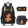 Großvolumiger Universal-Rucksack Stilvolles bedrucktes Anime-Schulranzen-Set für Schüler