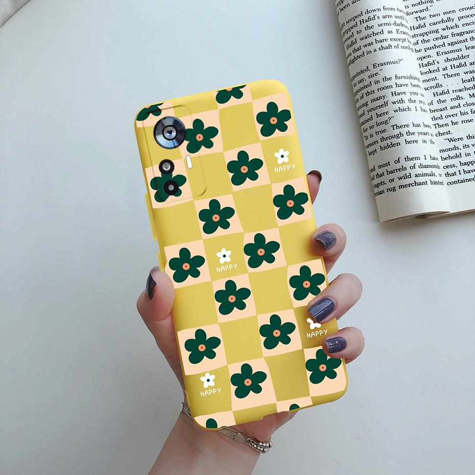 For Xiaomi 12T Pro Case Colorful Rainbow Flower TPU Back Cover For Xiomi Xiaomi Mi12T Mi 12 T 12T Xiaomi12T Pro Soft Cases Coque