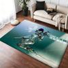 Cyberpunk Anime G-Ghost in the Shell Saugfähige Rutschfeste Fußmatte Flanellteppich Schlafzimmer Wohnzimmer Fußabtreter Heimdekoration