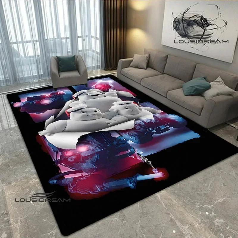 3D G-Ghostbusters Cartoon printed carpet living room bedroom carpet non-slip door mat area rug Home room decor birthday gift