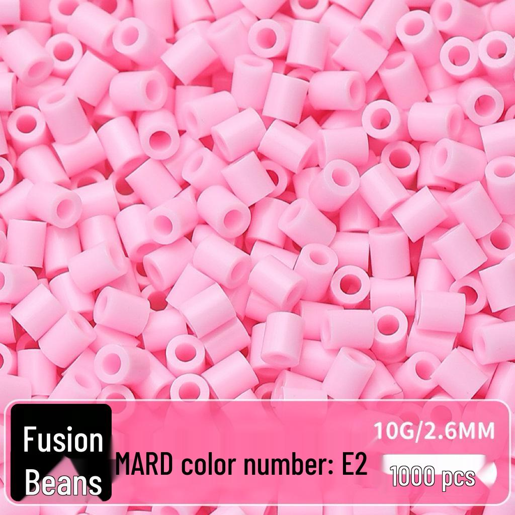 Confezione di Ricarica Perline Termofusibili da 264 Colori - 1000 Perline, 2,6 MM, Materiali per Puzzle 3D Fai da Te