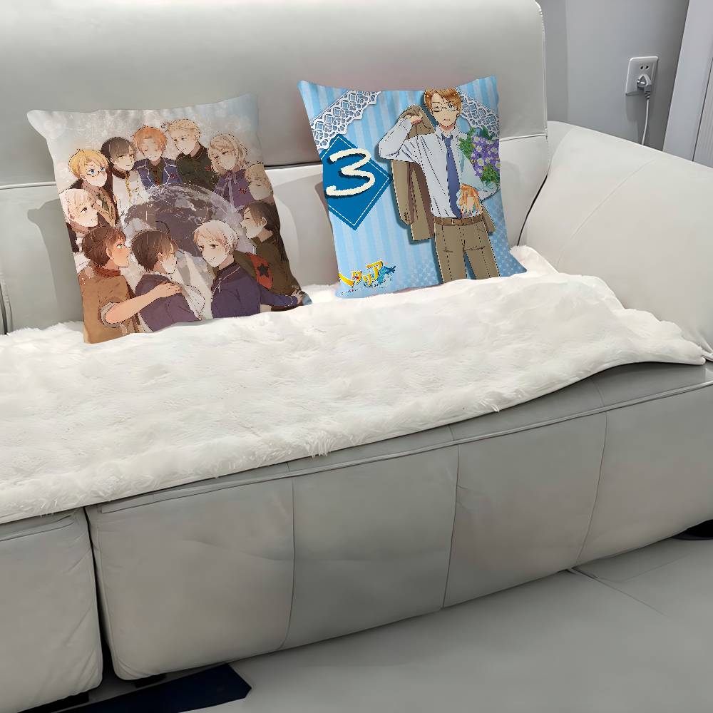 H-Hetalia World Stars Personalisierter Kissenbezug Kinderzimmer Wilde Party Deko Kissenbezug Kinder Geburtstag Dusche Geschenk