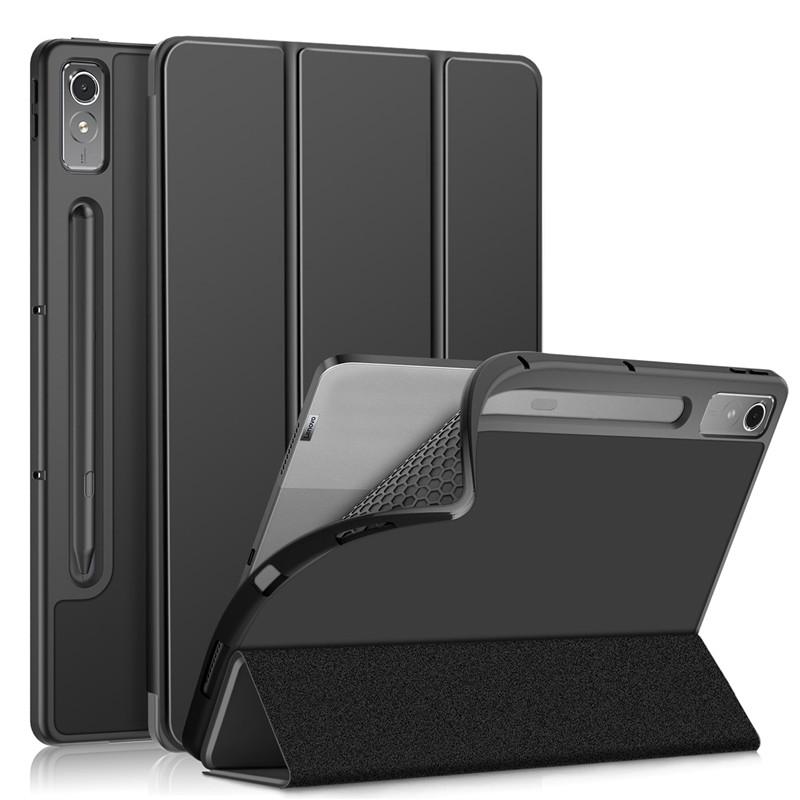 Fashion Paint Magnetic Leather Cover for Lenovo Xiaoxin Pad Pro 12.7 Case with Auto Wake/Sleep Silicone Tpu Shockproof Cover