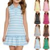 Gilet Casuale Quotidiano per Bambini con Vestito Senza Maniche a Revers