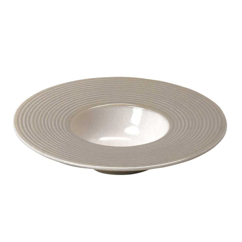 Yamako Rim Plate Petit Gray x 32464 11.3 H2.5cm