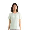 Saucony Drop Shoulder Sleeve T Shirt Women's Light Custard Green SC1249015A-GE58