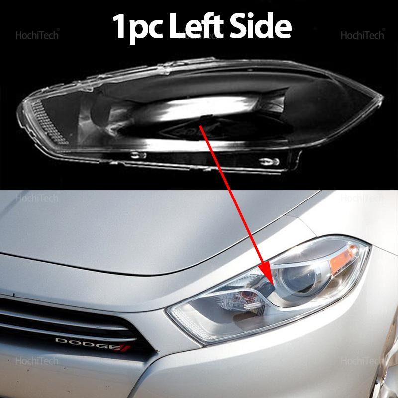 Для Dodge Dart PF 2013 2014 Крышка фары Автомобильная линза фары Замена стекла Передний плафон Автомобильный корпус