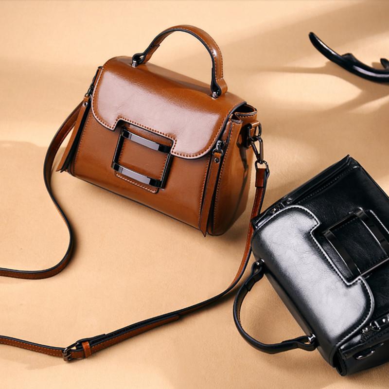 Women's Leather Handbag, One-shoulder Crossbody Bag, Women's Leather Fashion Ins Super Hot Bag, Summer Shoulder Bag
