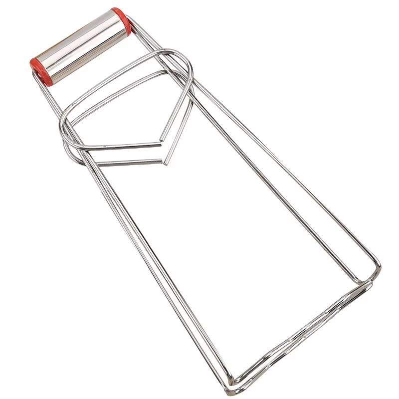 Антиожоговый зажим для бытовой тарелки из нержавеющей стали Антиожоговый зажим для кухонного гаджета Многофункциональный зажим для миски Подъемник для тарелок 1 шт.