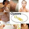 10Pcs/Set Magnetic Necklace Clasps and Closures Beads Chain Extender For Bracelet Safety Magnetic Locking Jewelry Making