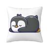Penguin Square Pillowcase Pillow Cover Polyester Cushion Decor Comfort Throw Pillow for Home Living Room