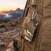 Tactical Keychain Pouch Zippered Coin Purse Military Mini Size Belt Gear EDC Pocket