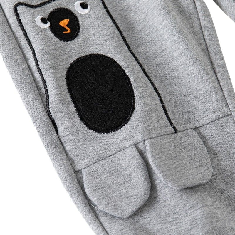 Kids Three-Dimensional Bear Pants Spring and Autumn Boys' Sports Pants Baby Boy Pure Cotton Pants Children's Sweatpants Children's Clothing