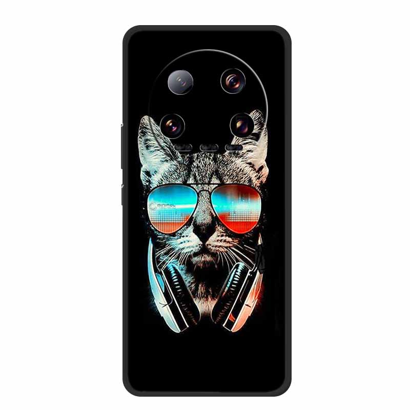 Für Xiaomi 14 Ultra Hülle Tiere TPU Silikon Weiche Rückabdeckung Handyhüllen für Xiaomi14 Ultra Schutz 24031PN0DC Coole Hülle