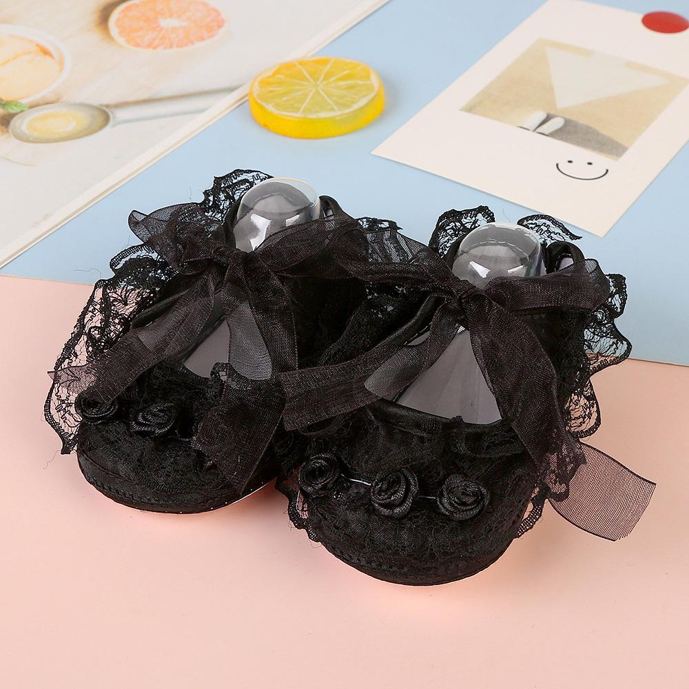 Lace Princess Baby Shoes: Soft Sole, Anti-Slip Cotton Shoes for Spring & Autumn
