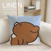 Cute Rilakkuma Cushion Cover Pillowcase Set Pcs x x Breathable Washable Sofa Cushion Cover
