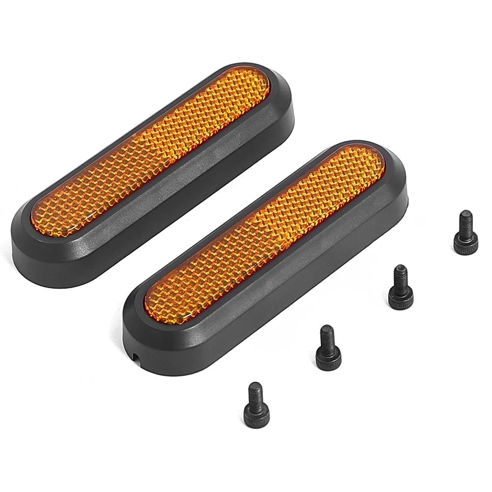 Rear Wheel Cover Hub Cap Protective Shell Reflective Sticker for Xiaomi Mi 4 Electric Scooter Decorative Cover Reflector Parts