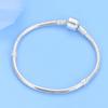 High Quality Bracelet 925 Sterling Silver Classic Bucket Buckle Bracelet Fit Original Charm Beads DIY Women's Jewelry Gifts