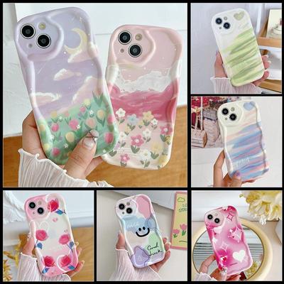 Cute Silicone Case for Infinix Note 30 Pro Smart 8 7 5 4 6 Tecno Spark 10 10C Camon 12 15 Air Itel S23+ A60 Cover Cute Cartoon Painted Phone Bumper