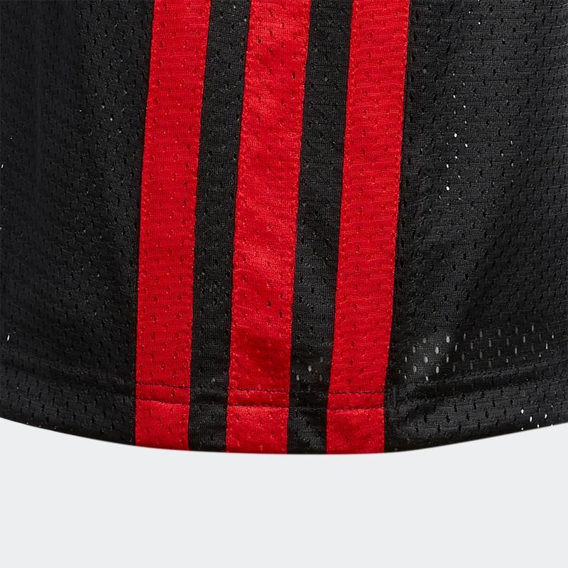 Adidas Comfortable Round Neck Breathable Basketball Vest Kids tops Black Light-Crimson HF5885