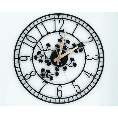 Metal Wall Clock for Living Room, Bedroom, Office, Kitchen, Home and Hall | Antique Fancy Big Size Modern Wall Watch for Home Decor (40CM)