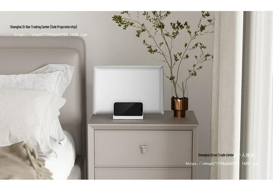 Vertical Metal Desk Storage Rack for Gaming Laptop, Macbook, iPad, and Tablets