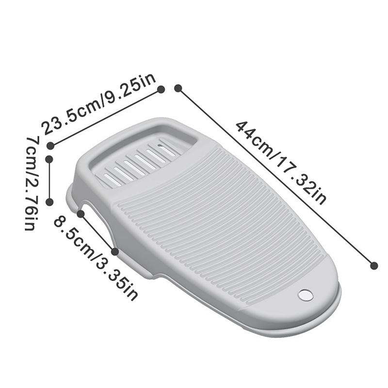 Compact And Sturdy Anti Slip Washboard With Soap Storage Material Is An Ideal Choice For Delicate And Small Items