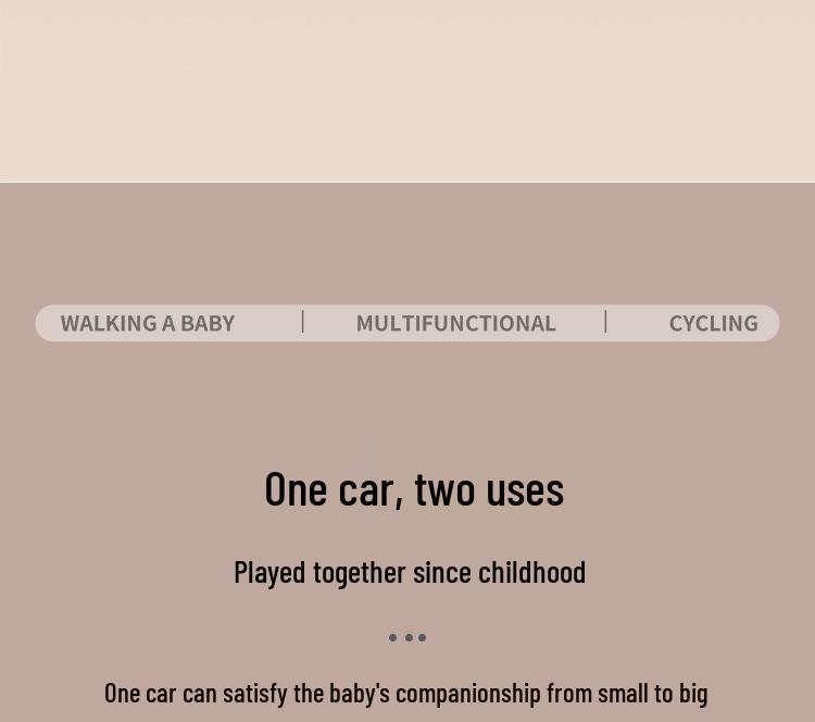 Multifunctional Children's Tricycle & Balance Bike with Music - Lightweight Outdoor Pedal Stroller