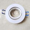 MR16 GU10 Spotlight Holder with Thick Material - LED Lamp Ring Bracket, Recessed Traditional Bulb Base.