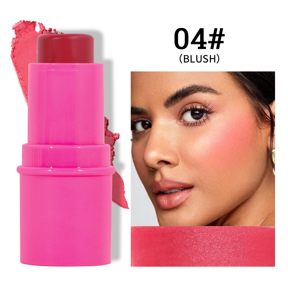 JULYSTAR Schönheit Gesicht Aufhellend und Pflegend Highlight Stick Make-up Natürlich Dreidimensional Langanhaltend Leicht zu Färbender Rouge Stick