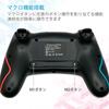 Switch Controller with Rapid Macro Back Bluetooth Wireless Gyro HD and Japanese Instruction Manual Included Fire, Function, Buttons, Connection,