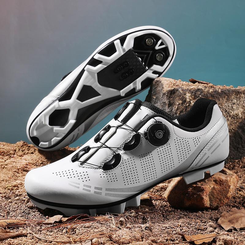 Road Bike Shoes Men Mountain Bicycle Riding Shoes Women Self-Locking Speed Bicycle Sneakers Spd Cleats Cycling Shoes MTB Shoes