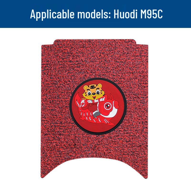 Waterproof Huodi M95C Coil Foot Mats: Sun-Proof, Dirt & Wear-Resistant Pedal Accessories
