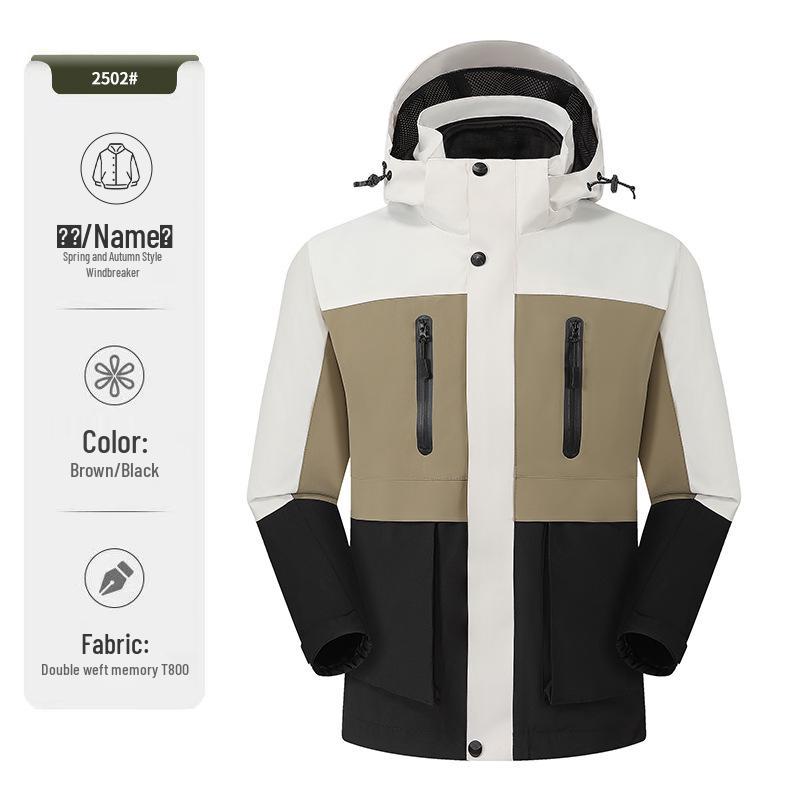 Custom Men's & Women's Outdoor 3-in-1 Detachable Workwear Jacket with Logo