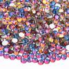 Glitter SS6 SS12 SS16 SS20 Light Rose Flat Back Crystal Stones Applique Non Hotfix Strass Glass Nail Rhinestone for DIY Craft