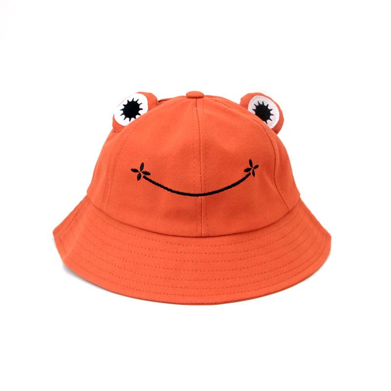 2020 Spring/Summer Parent-Child Frog Bucket Hat - Korean & Japanese Style Women's Sun Hat