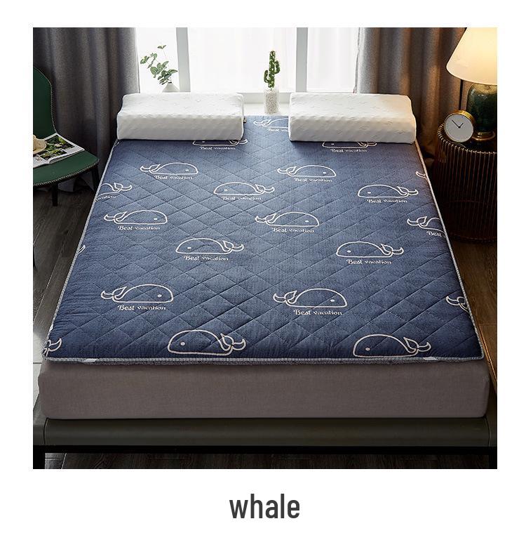Three-Dimensional Lambswool Mattress Quilt for Single or Double Bed