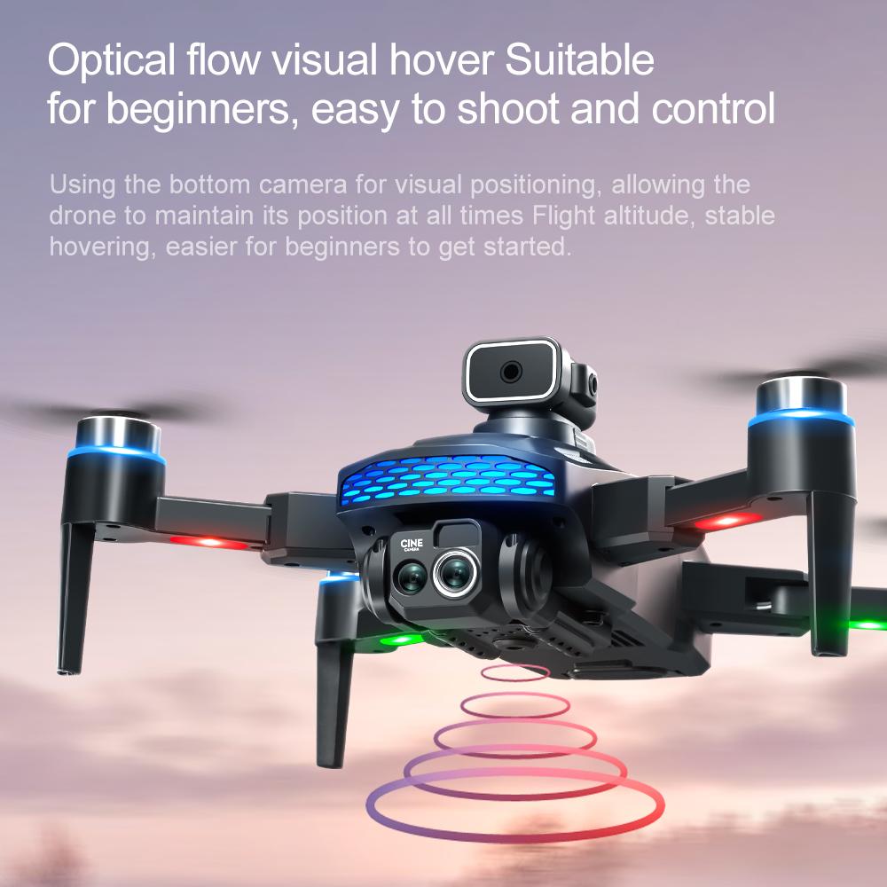 M6 Mini Drone 4K Professional HD Camera with Large Screen 2.4G WIFI FPV Dron Brushless Optical Flow Hover Folding Quadcopter