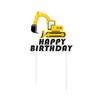 Construction Vehicle for Birthday Party Decorations, Excavator Truck Picks