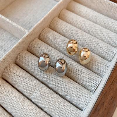 New Fashion Metal Stud Earrings  for Women Girl Gift Sweet Jewelry Wholesale
