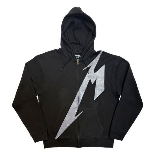 Metallica Unisex Kapuzenpullover mit durchgehendem Reißverschluss und Kapuze für Erwachsene
