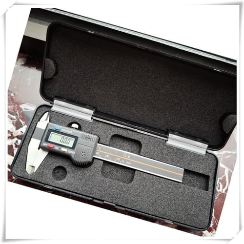 REENEW Digital Caliper, Electronic Caliper, 0-75mm Caliper, Measuring Caliper, Mini Portable Stainless Steel Caliper, Suitable for Jade and Bracelets,