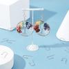 316 Stainless Steel Earring Hooks, Ear Wire, with Horizontal Loop, Stainless Steel Color, 16x27x0.8mm, Hole: 2mm, 20 Gauge, Pin: 0.8mm