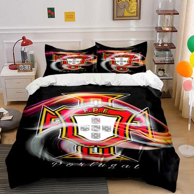 Portuguese Football Team Emblem. Bedding Sets Duvet Cover Sets Duvet Covers Pillowcases(1 * Duvet Cover 2 * Pillowcases Without Duvet Insert)
