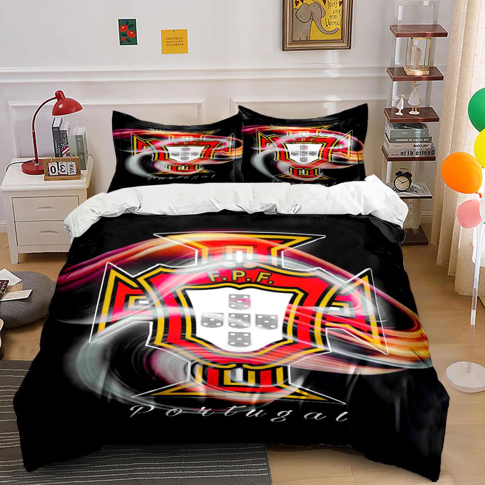 

Portuguese football team emblem. Bedding sets Duvet cover sets Duvet covers Pillowcases(1 * Duvet Cover 2 * Pillowcases without duvet insert) 135x200cm