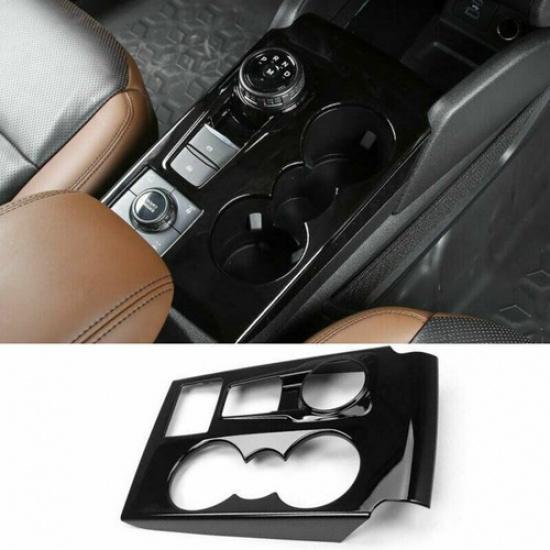 For Ford Bronco Sports + Glossy Black Central Console Gear Shift Panel Trim